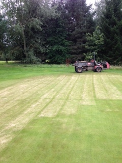 Work to improve the drainage at Tulliallan Golf Club